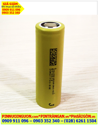INR21700-50E, Pin sạc 3.7v Lithium Li-ion DMEGC INR21700-50E (5000mAh, Dòng xả 15A) chính hãng